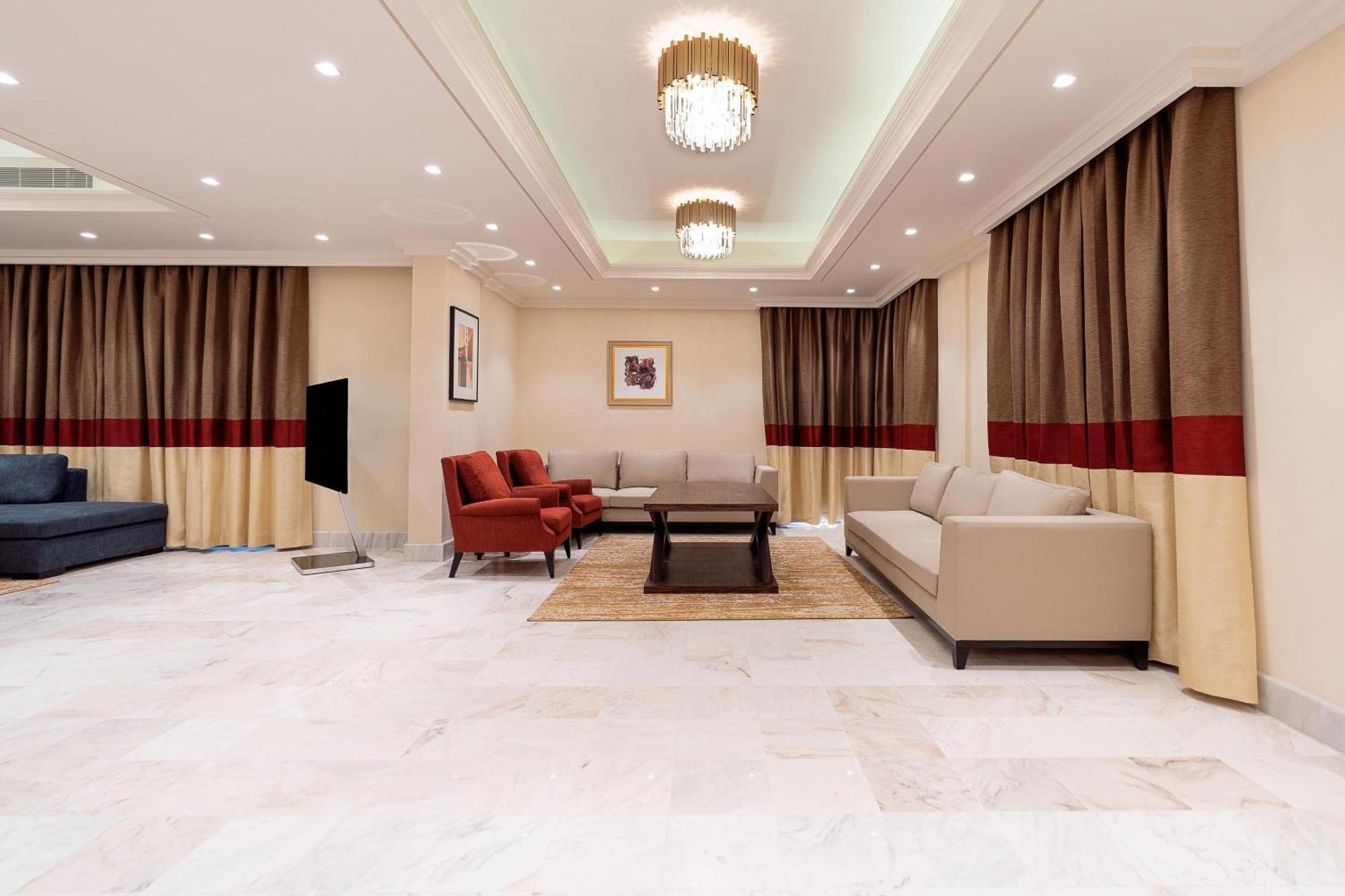 Sheraton Jeddah Hotel - Saudi Brothers Commercial Company Branch Luaran gambar A 3D rendering of a living room